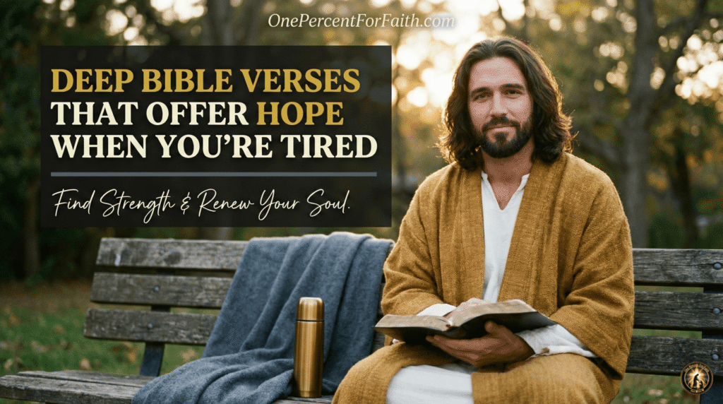 Deep Bible Verses That Offer Hope When You’re Tired