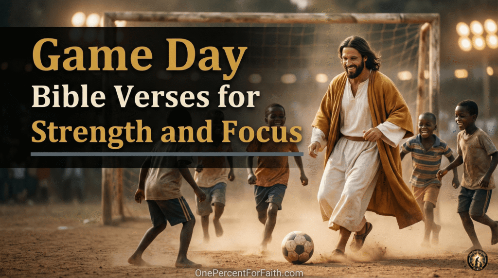 Game Day Bible Verses for Strength and Focus