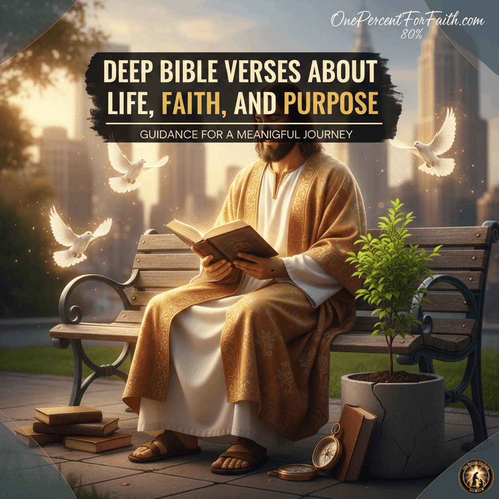 Deep Bible Verses About Life, Faith, and Purpose