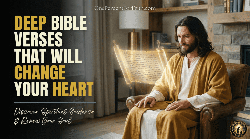 Deep Bible Verses That Will Change Your Heart