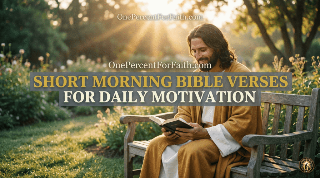 Short Morning Bible Verses for Daily Motivation