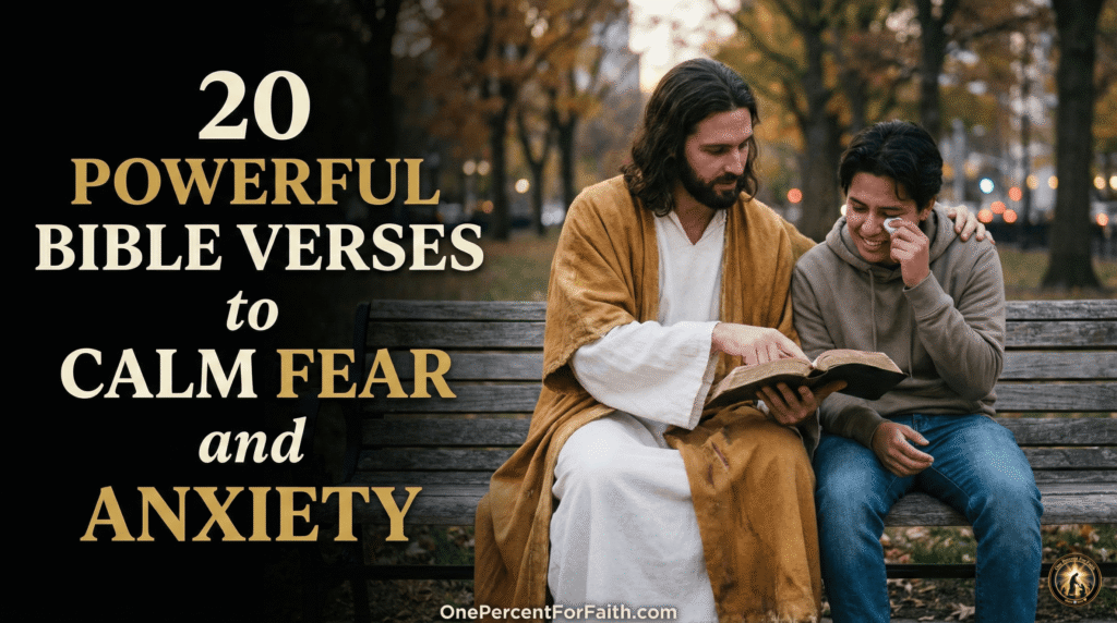 20 Powerful Bible Verses to Calm Fear and Anxiety