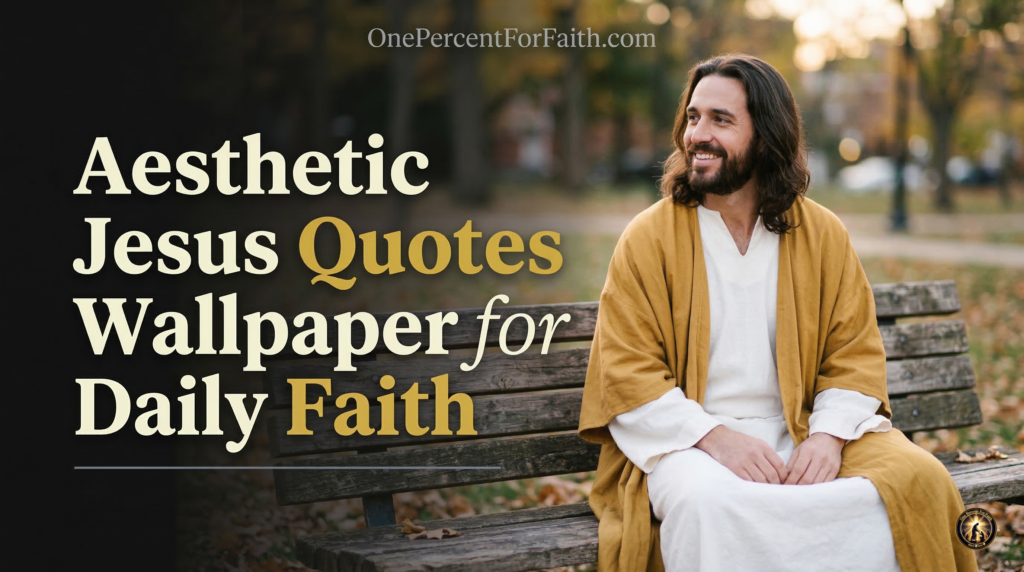 Aesthetic Jesus Quotes Wallpaper for Daily Faith