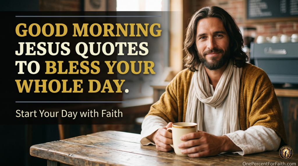 Good Morning Jesus Quotes to Bless Your Whole Day