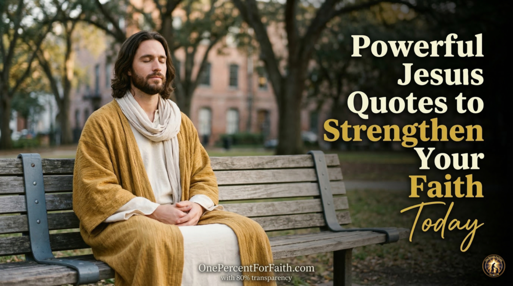 Powerful Jesus Quotes to Strengthen Your Faith Today