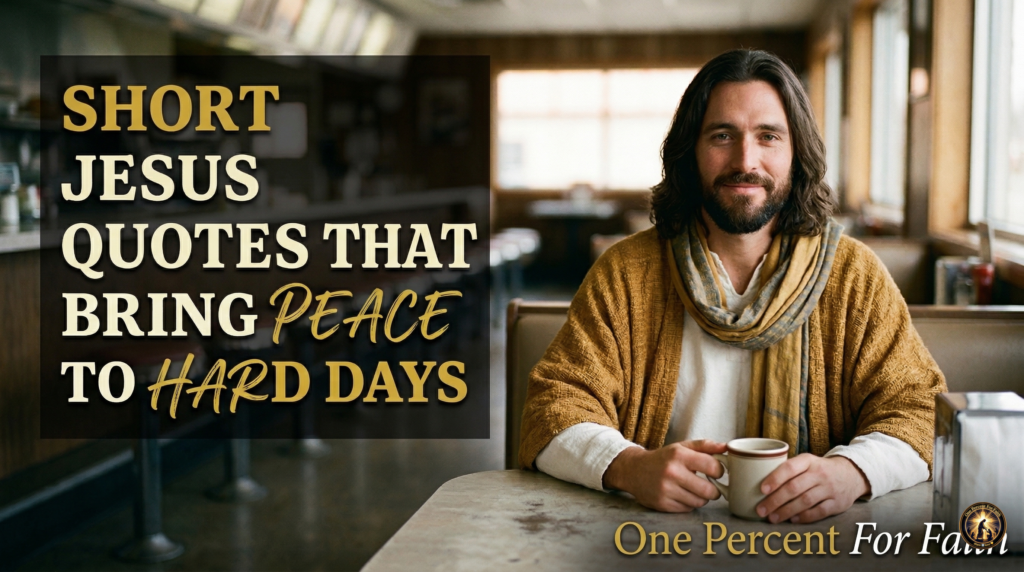 Short Jesus Quotes That Bring Peace to Hard Days