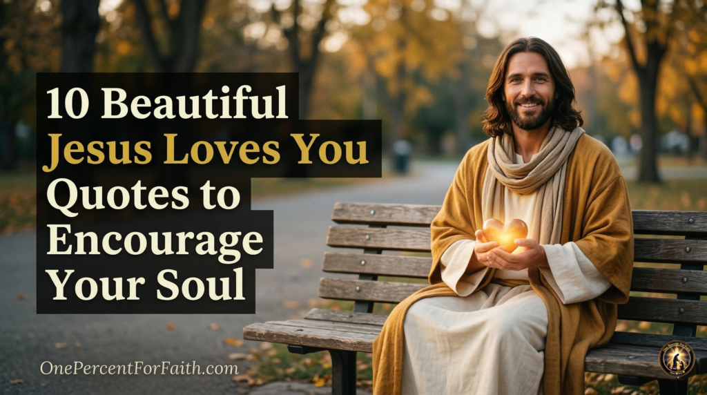 Beautiful Jesus Loves You Quotes to Encourage Your Soul