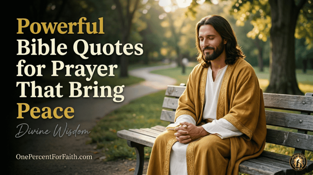 Powerful Bible Quotes for Prayer That Bring Peace