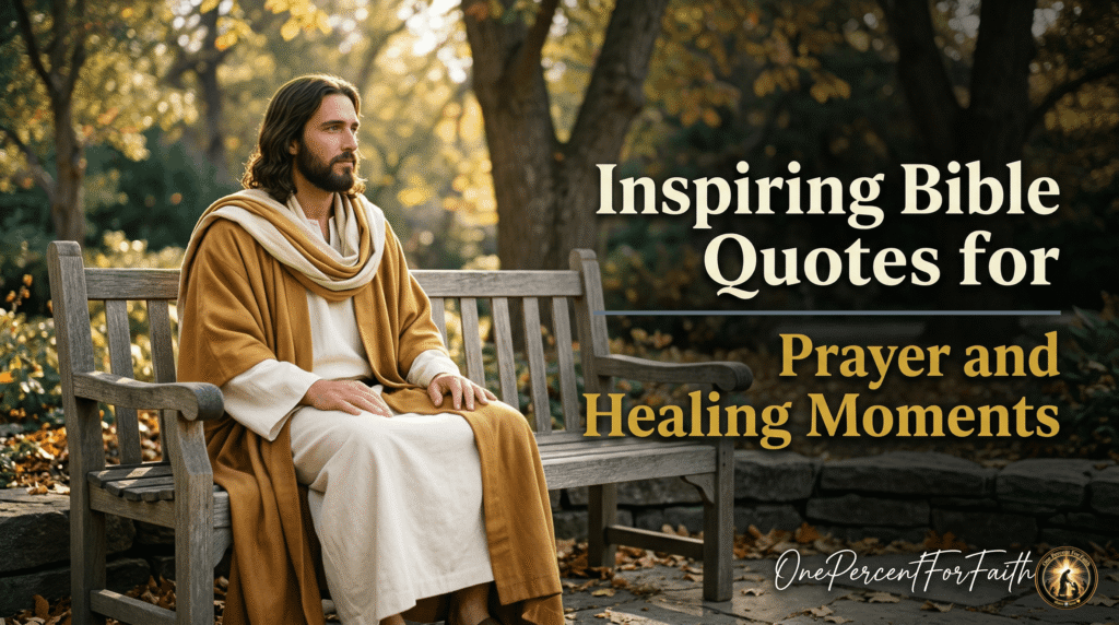 Inspiring Bible Quotes for Prayer and Healing Moments
