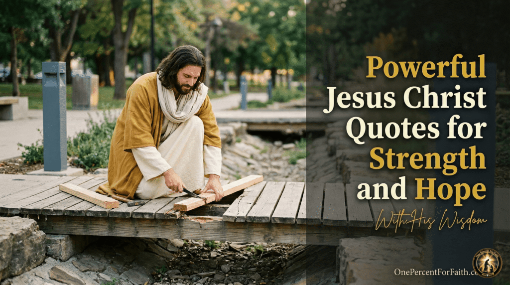 Powerful Jesus Christ Quotes for Strength and Hope