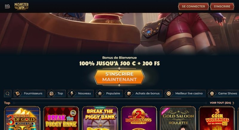 Découvrez le Monopoly Monsterwin Casino France : Jouez et Gagnez avec Finesse