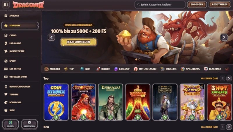 Découvrez les Joies de Dragonia Casino en Ligne avec Un Accès Facile